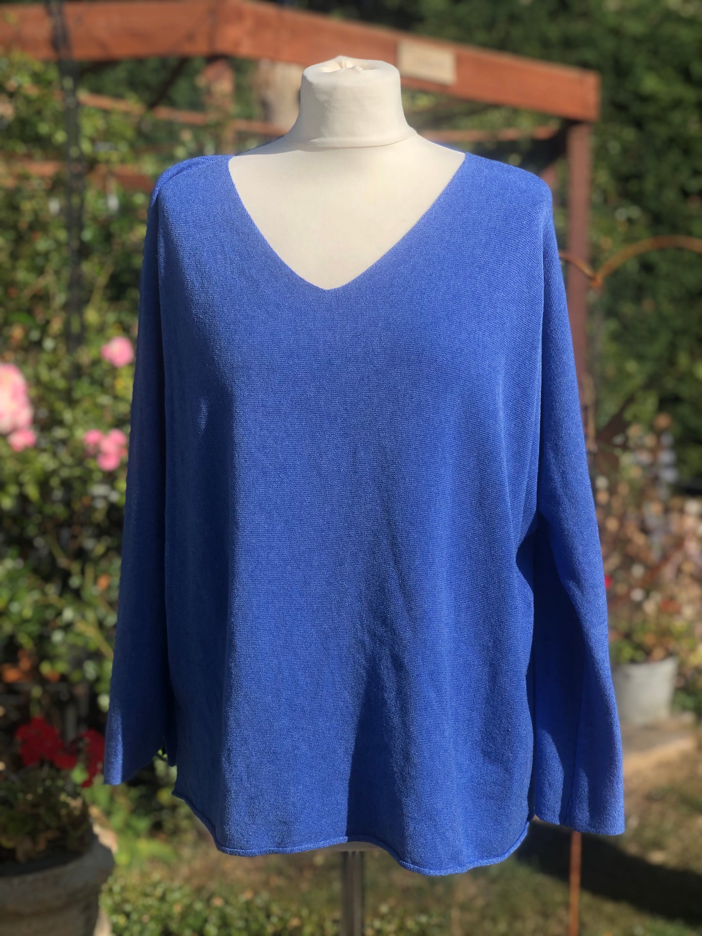 Cashmere Mix V Neck